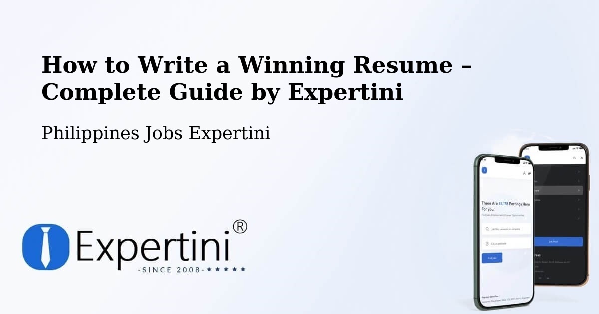 Resume Writing Guide for Job Seekers – Pitogo - Pitogo, Philippines Jobs Expertini