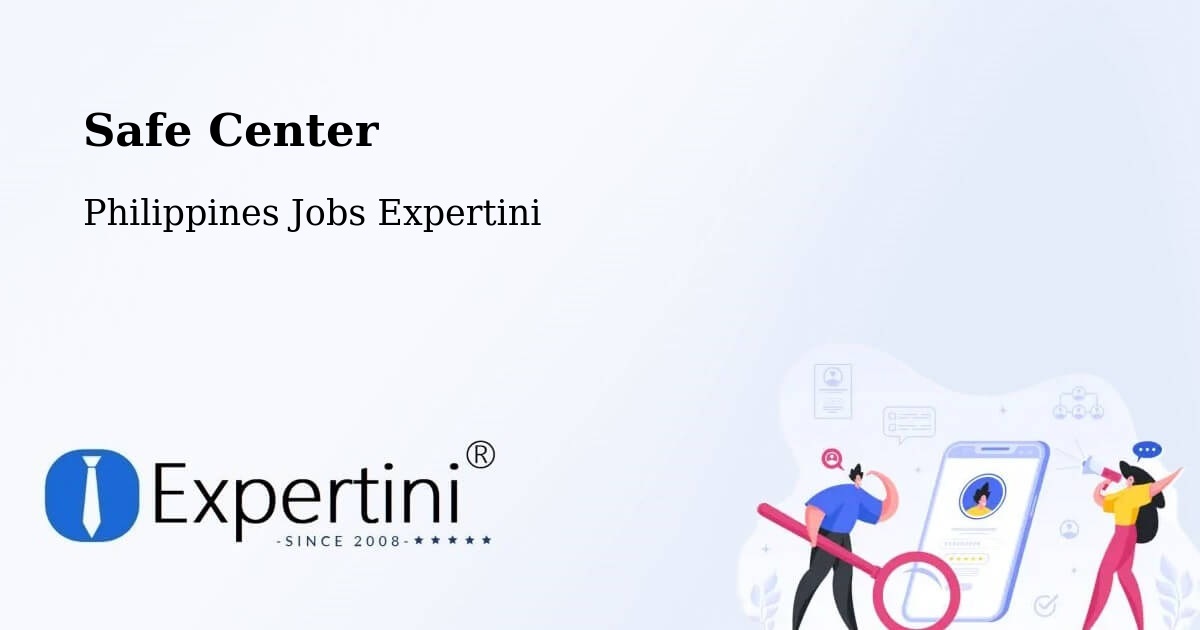 Safety Center – Pitogo - Philippines Jobs Expertini